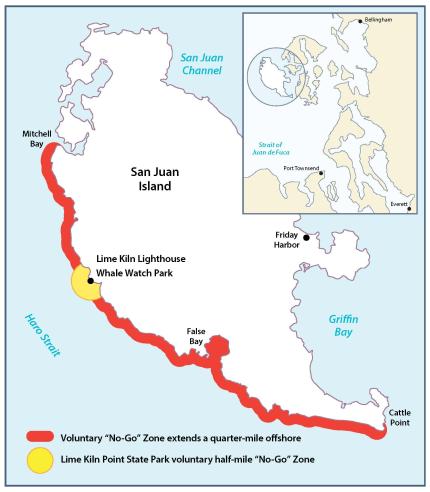 Map of no-go zone to protect orcas